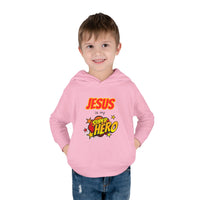 Jesus Is My Superhero Toddler Hoodie – Christian Kids Pullover