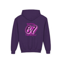 Youth Hoodie — 'Romans 6:7 I Am Set Free' Christian Faith Pullover