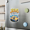 Jesus Is My Copilot – Mountain Sunset Christian Vinyl Sticker