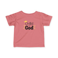 Infant Tee — "Child of God" Cute Religious Baby Shirt