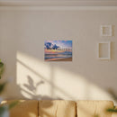 Do Not Be Anxious Beach Canvas Wall Art — Inspirational Scripture Philippians