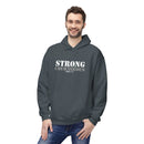 Strong & Courageous Hoodie — Inspirational Motivational Pullover