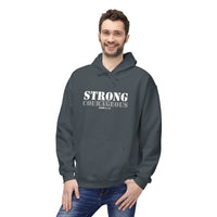 Strong & Courageous Hoodie — Inspirational Motivational Pullover
