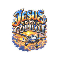 Jesus Is My Copilot – Airplane Christian Vinyl Sticker