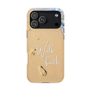 iPhone Inspirational Magnetic Phone Case, Unique Phone Accessories, Faith-Based Gifts, Coastal Vibes, Walk by Faith Design