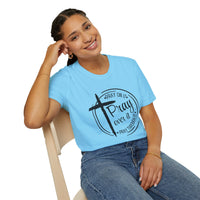 Pray Over It Christian T-Shirt — Cross Faith Prayer Tee