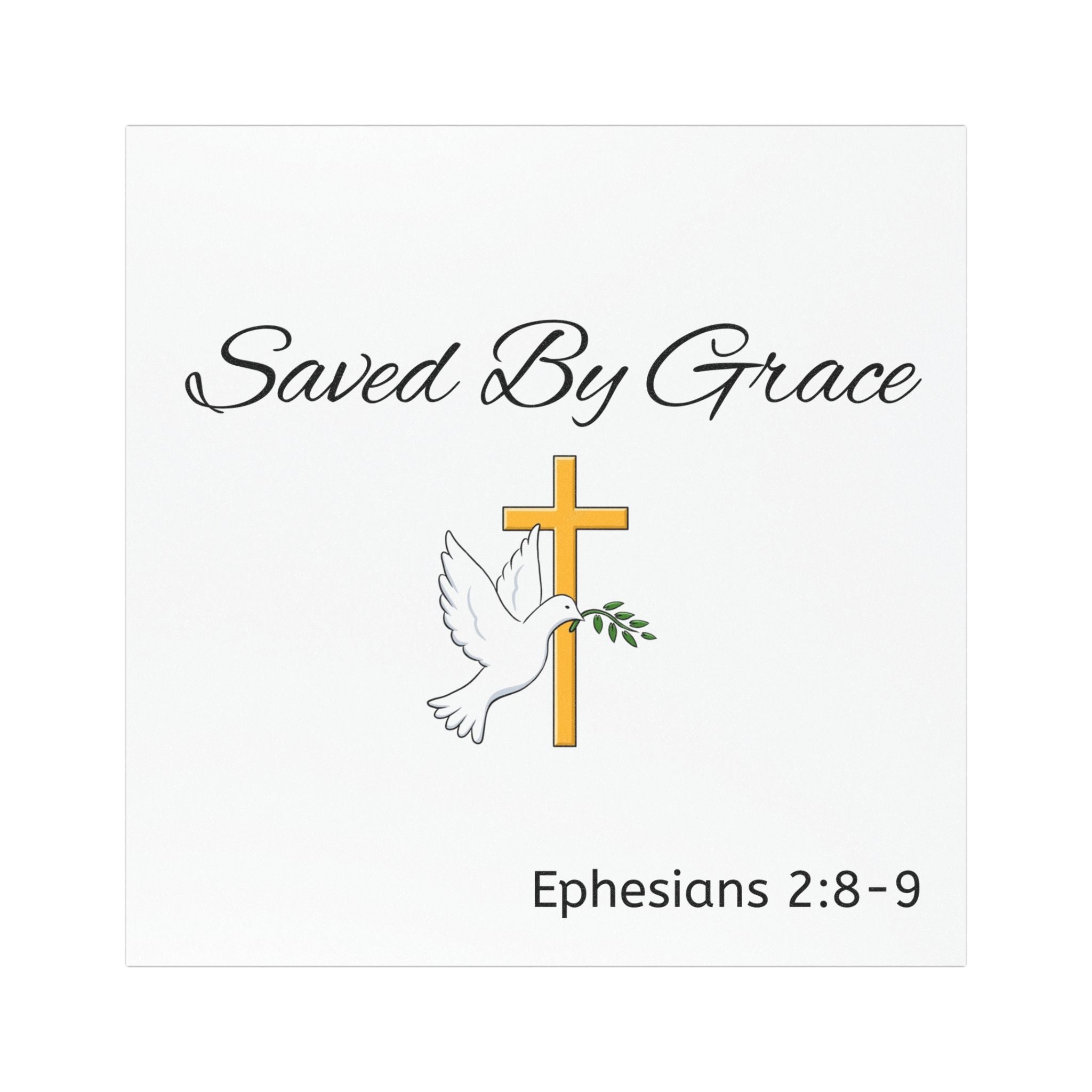 Saved By Grace Inspirational Car Magnets - Faith-Based Gifts, Religious Decor