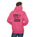 Jesus Has My Back Midweight Softstyle Fleece Hoodie