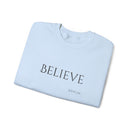 Embroidered Believe John 3:16 Unisex Heavy Blend Crewneck Sweatshirt