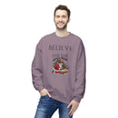 Believe Every Knee Shall Bow Christmas Sweatshirt - Christian Sweatshirts for Women Men - Christmas Sweatshirts for Christians  - Faith Christmas Sweatshirts