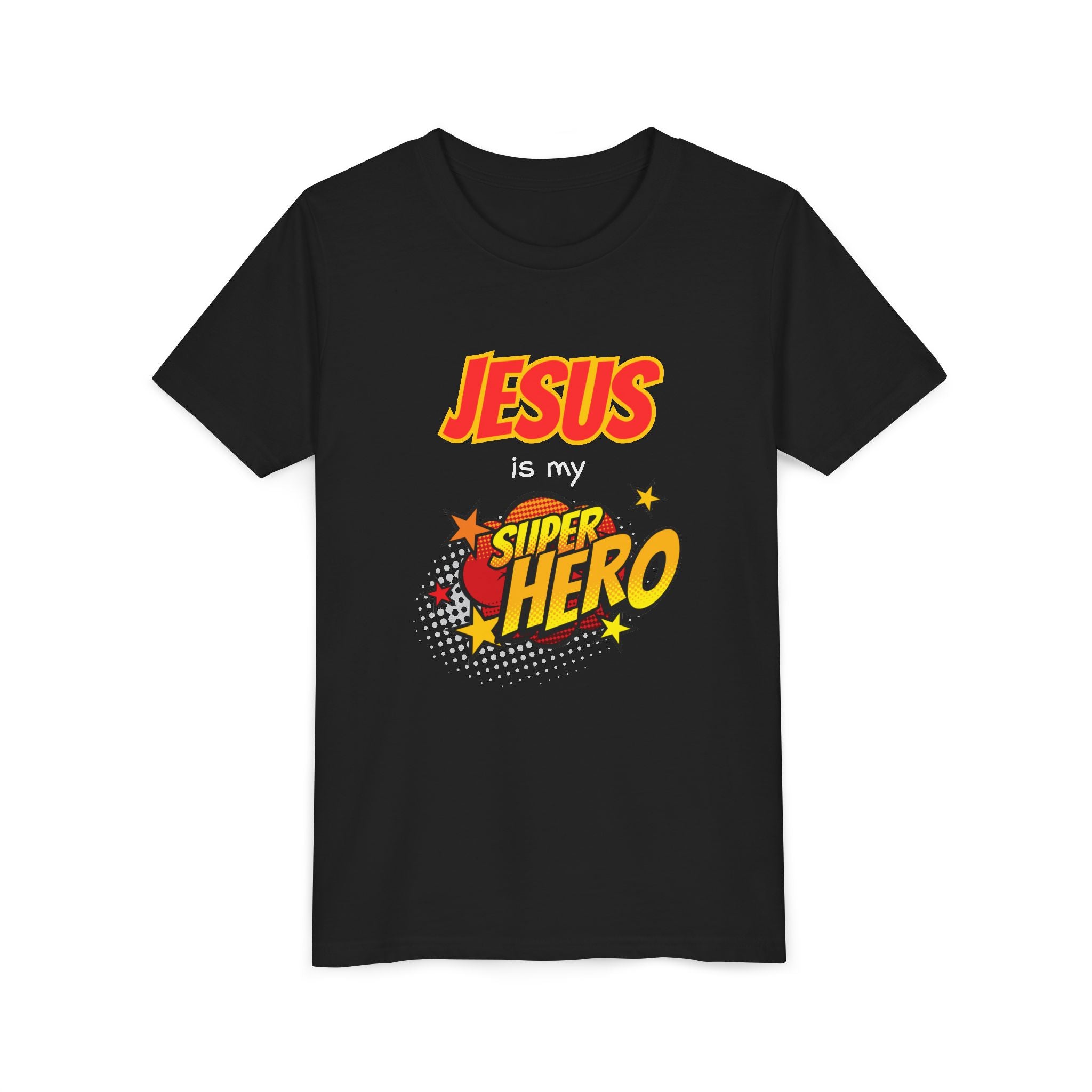 Kids 'Jesus Is My Superhero' T-Shirt — Christian Youth Tee