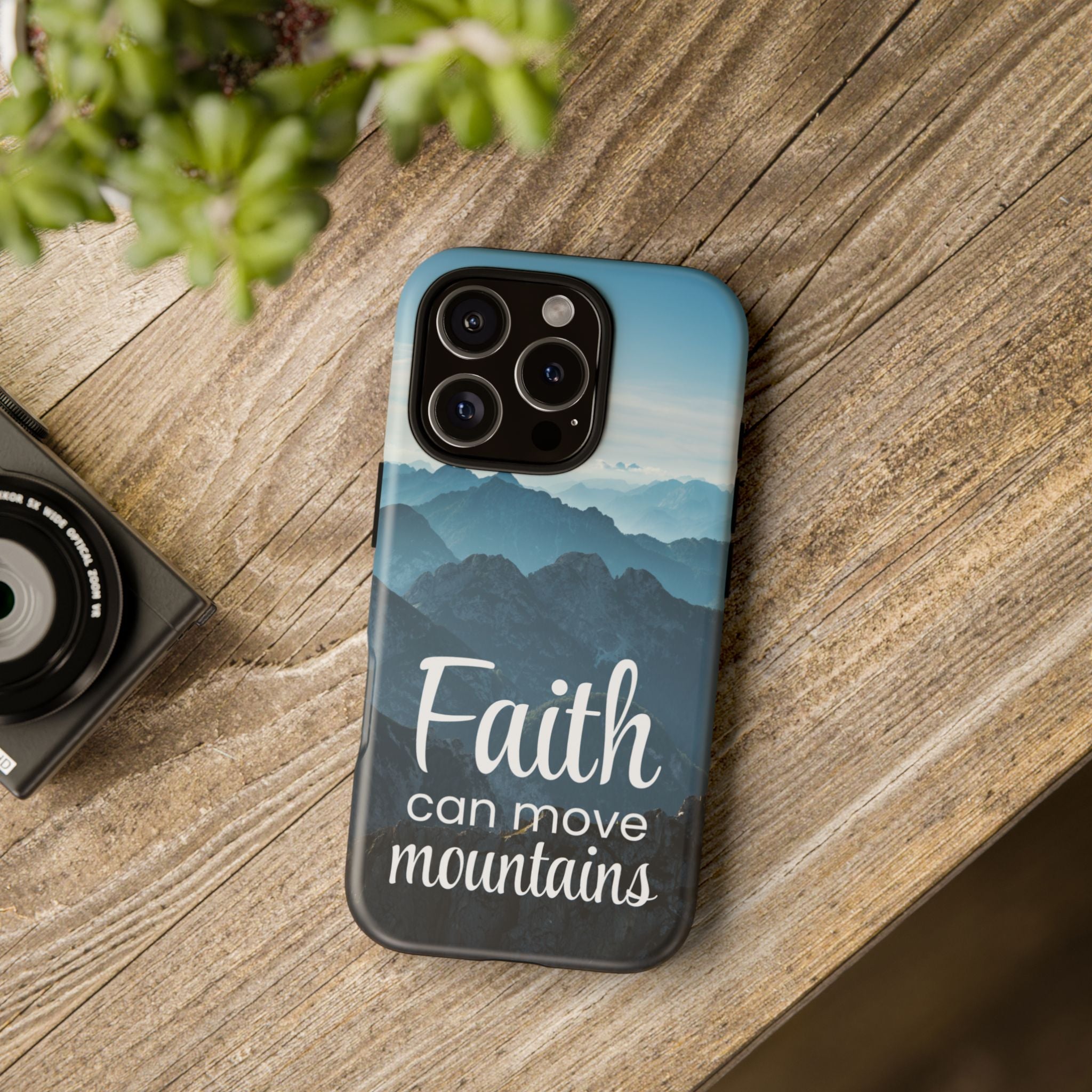 iPhone - Faith Can Move Mountains Phone Case