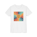 Youth Tee — 'Created With A Purpose' Retro Sunburst Kids T-Shirt