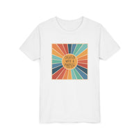 Youth Tee — 'Created With A Purpose' Retro Sunburst Kids T-Shirt