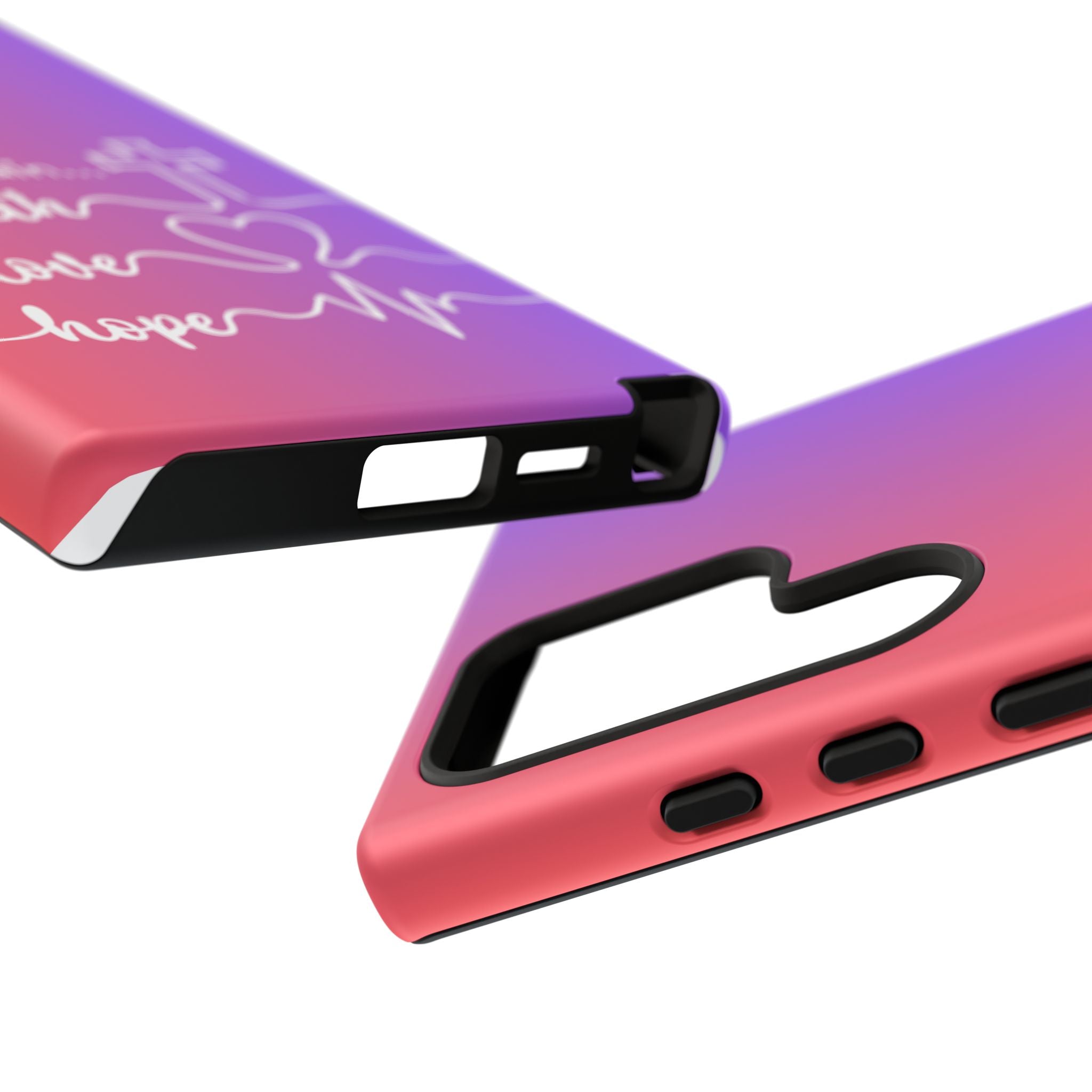 Samsung Faith, Love & Hope Gradient Phone Case — 'Now These Three Remain' Christian Protective Case