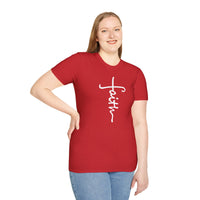 Faith Unisex Softstyle T-Shirt | Christian Shirts for Women Men - Faith Based Gifts
