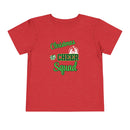 Christmas Cheer Squad Christian Christmas Shirt for Toddlers Short Sleeve Tee Christian Toddler Christmas Shirt