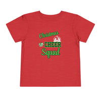 Christmas Cheer Squad Christian Christmas Shirt for Toddlers Short Sleeve Tee Christian Toddler Christmas Shirt