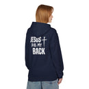 Jesus Has My Back Midweight Softstyle Fleece Hoodie