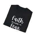 Faith Over Fear Unisex Softstyle T-Shirt | Christian Shirts for Women Men - Faith Based Gifts