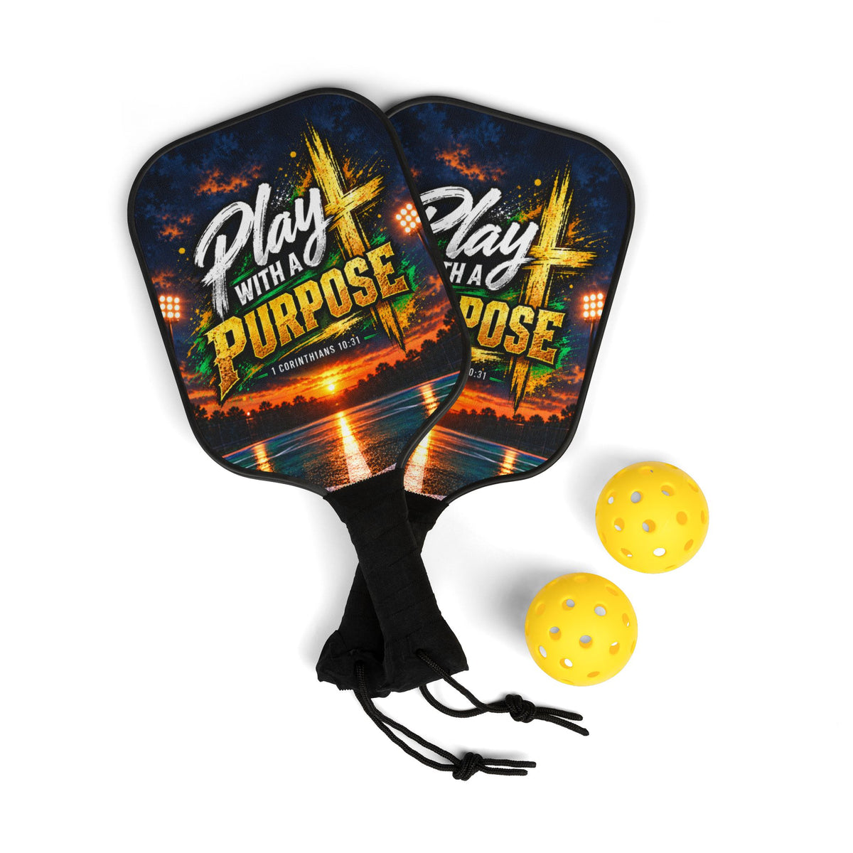 Play With a Purpose – Christian Pickleball Set