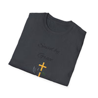 Saved By Grace Christian Shirt for Women Men Shirts for Christians