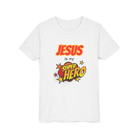 Kids 'Jesus Is My Superhero' T-Shirt — Christian Youth Tee