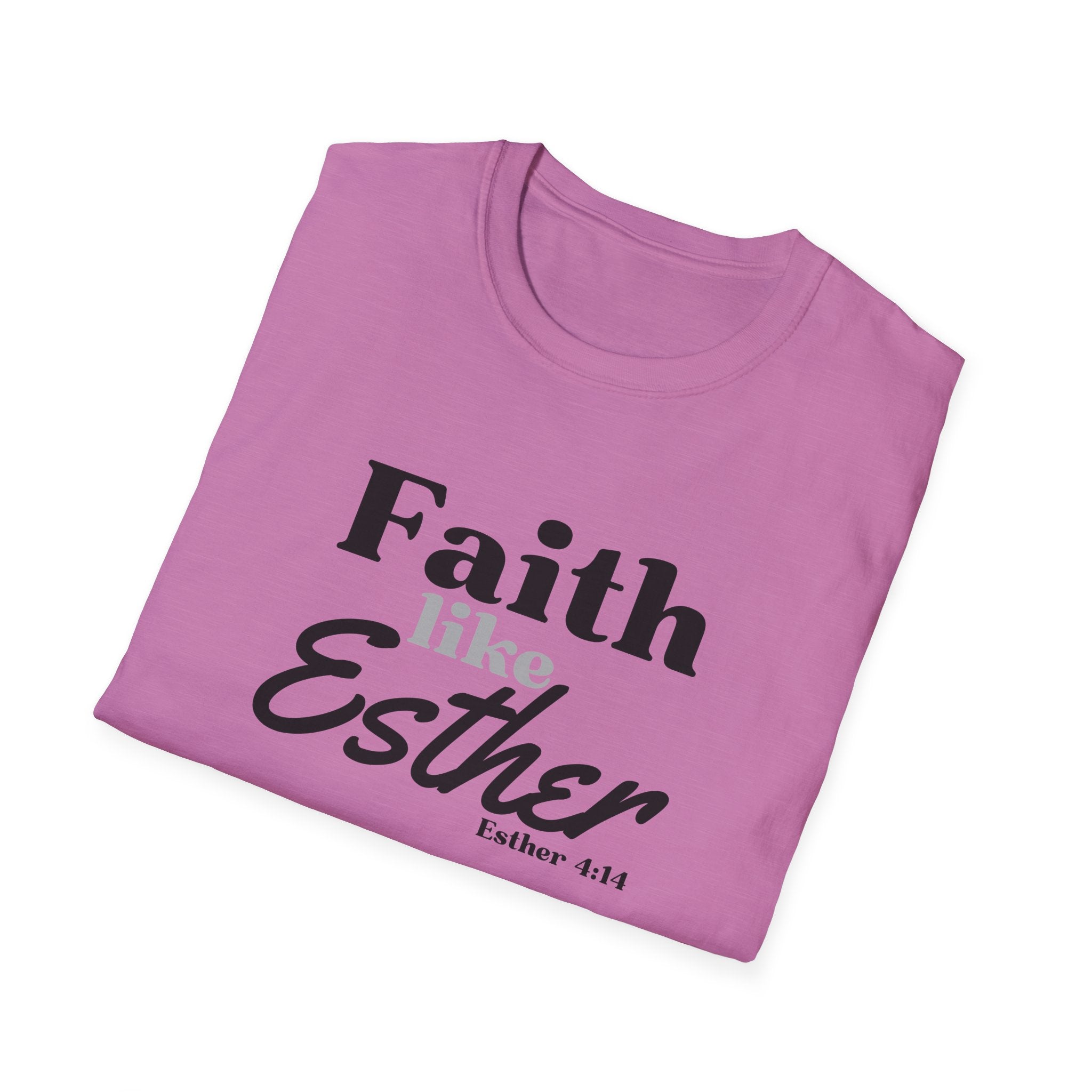 Faith Like Esther T-Shirt – Bible Verse Esther 4:14 Christian Tee
