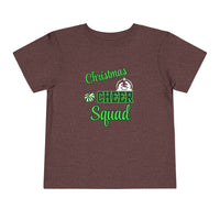 Christmas Cheer Squad Christian Christmas Shirt for Toddlers Short Sleeve Tee Christian Toddler Christmas Shirt