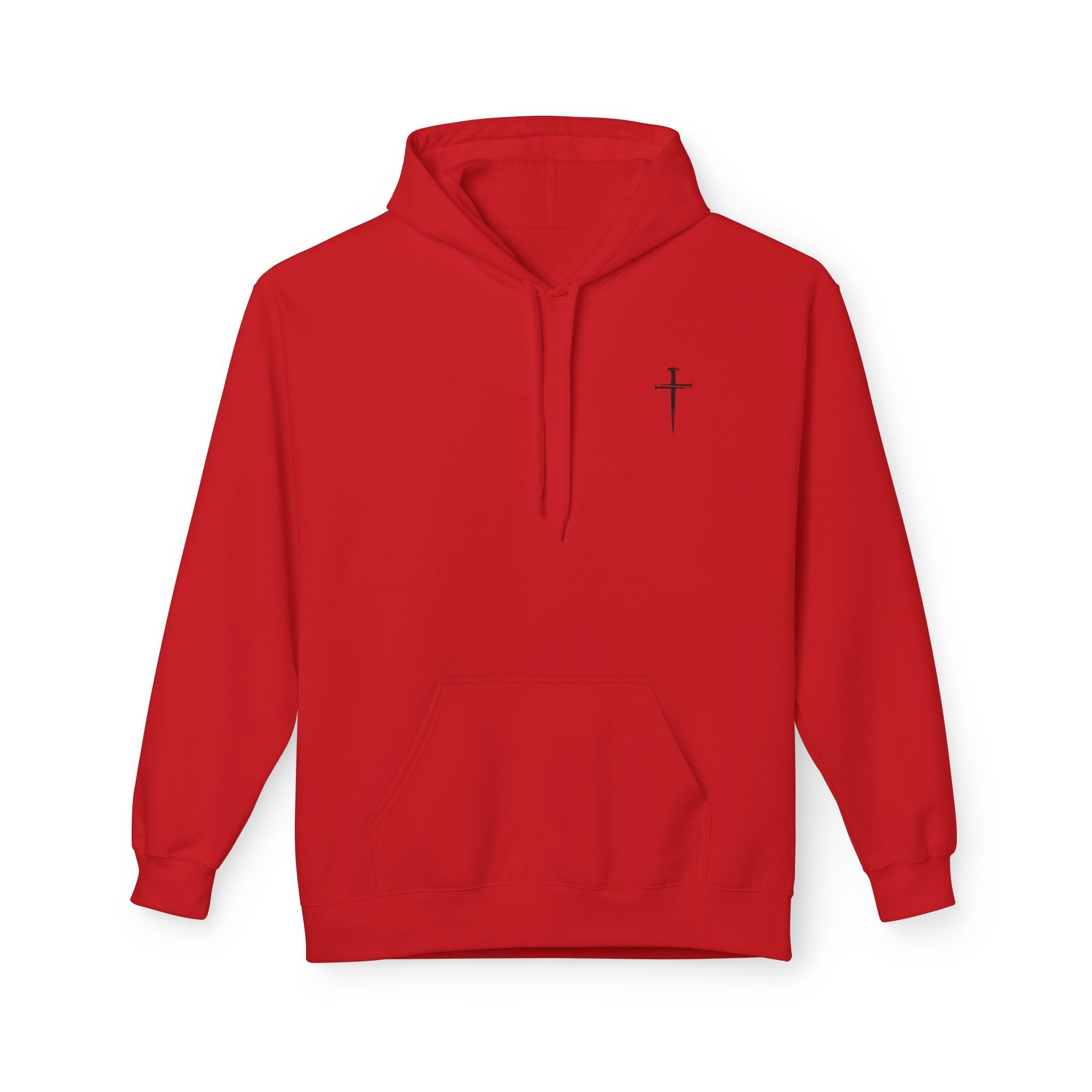 Jesus Has My Back Midweight Softstyle Fleece Hoodie