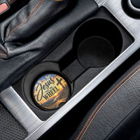 Jesus Take the Wheel Christian Soapstone Car Coaster
