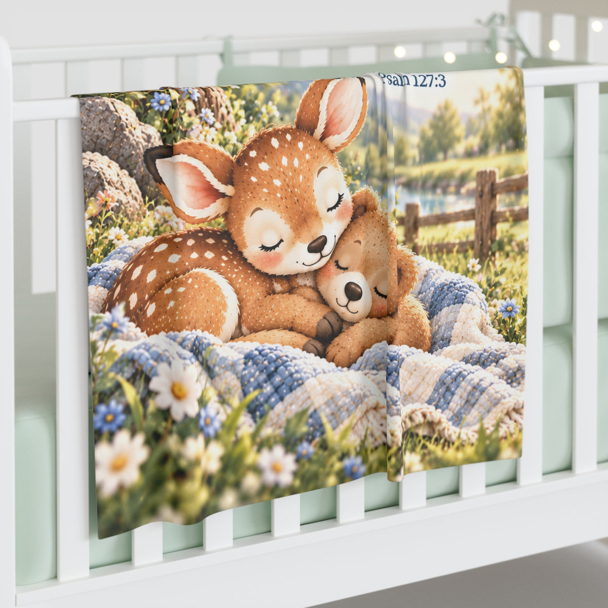 Children Are a Gift From the Lord Christian Baby Swaddle Blanket