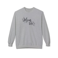 Mom Life Crewneck Sweatshirt — Cozy Casual Pullover for Moms