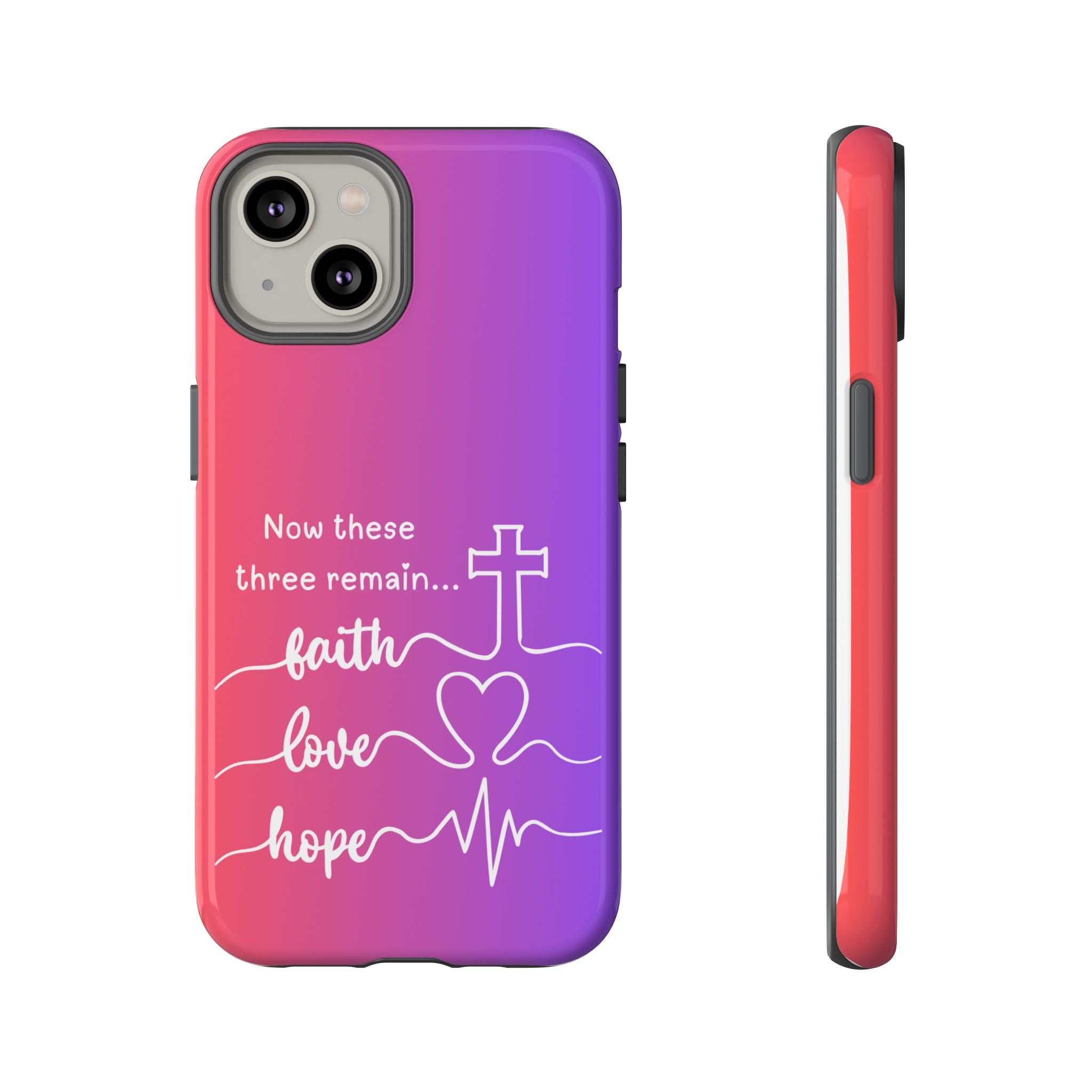 iPhone - Faith, Love & Hope Gradient Phone Case