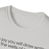 Isaiah 12:3 T-Shirt | Perfect for Faith and Everyday Wear,