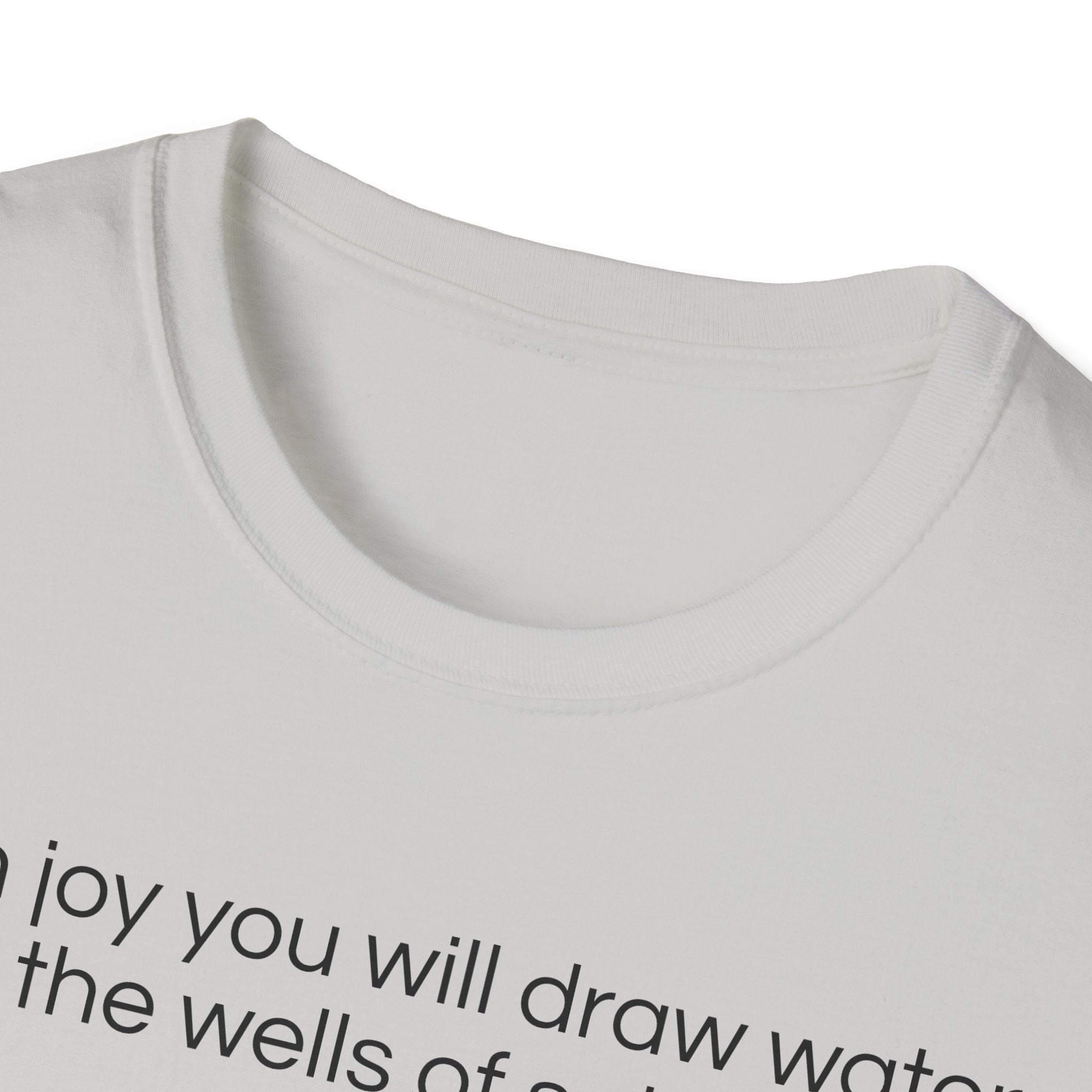 Isaiah 12:3 T-Shirt | Perfect for Faith and Everyday Wear,