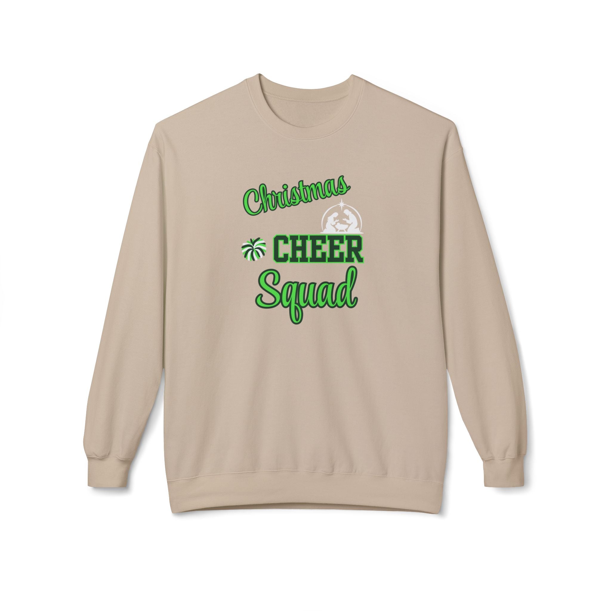 Christmas Cheer Squad Sweatshirt - Christian Sweatshirts for Women Men - Christmas Sweatshirts for Christians  - Faith Christmas Sweatshirts