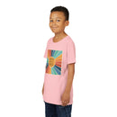 Youth Tee — 'Created With A Purpose' Retro Sunburst Kids T-Shirt