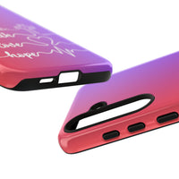 Samsung Faith, Love & Hope Gradient Phone Case — 'Now These Three Remain' Christian Protective Case