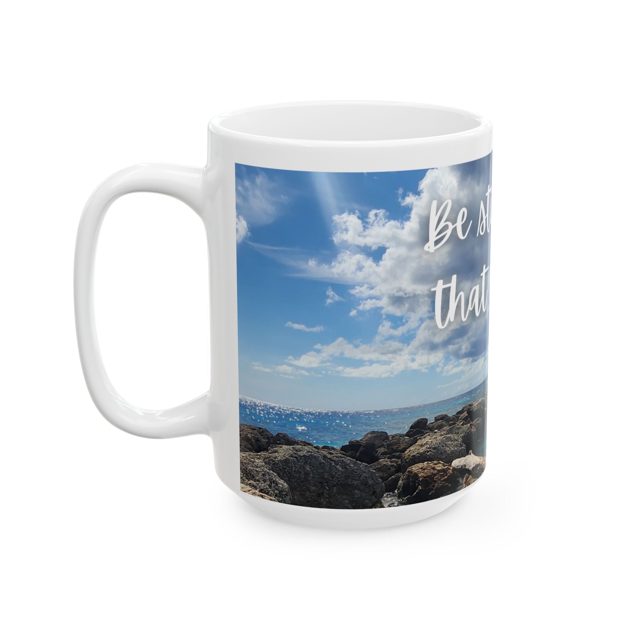 Christian Coffee Mug - Psalms 46:10 - Faith Gifts for Women Men