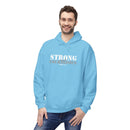 Strong & Courageous Hoodie — Inspirational Motivational Pullover