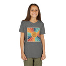 Youth Tee — 'Created With A Purpose' Retro Sunburst Kids T-Shirt