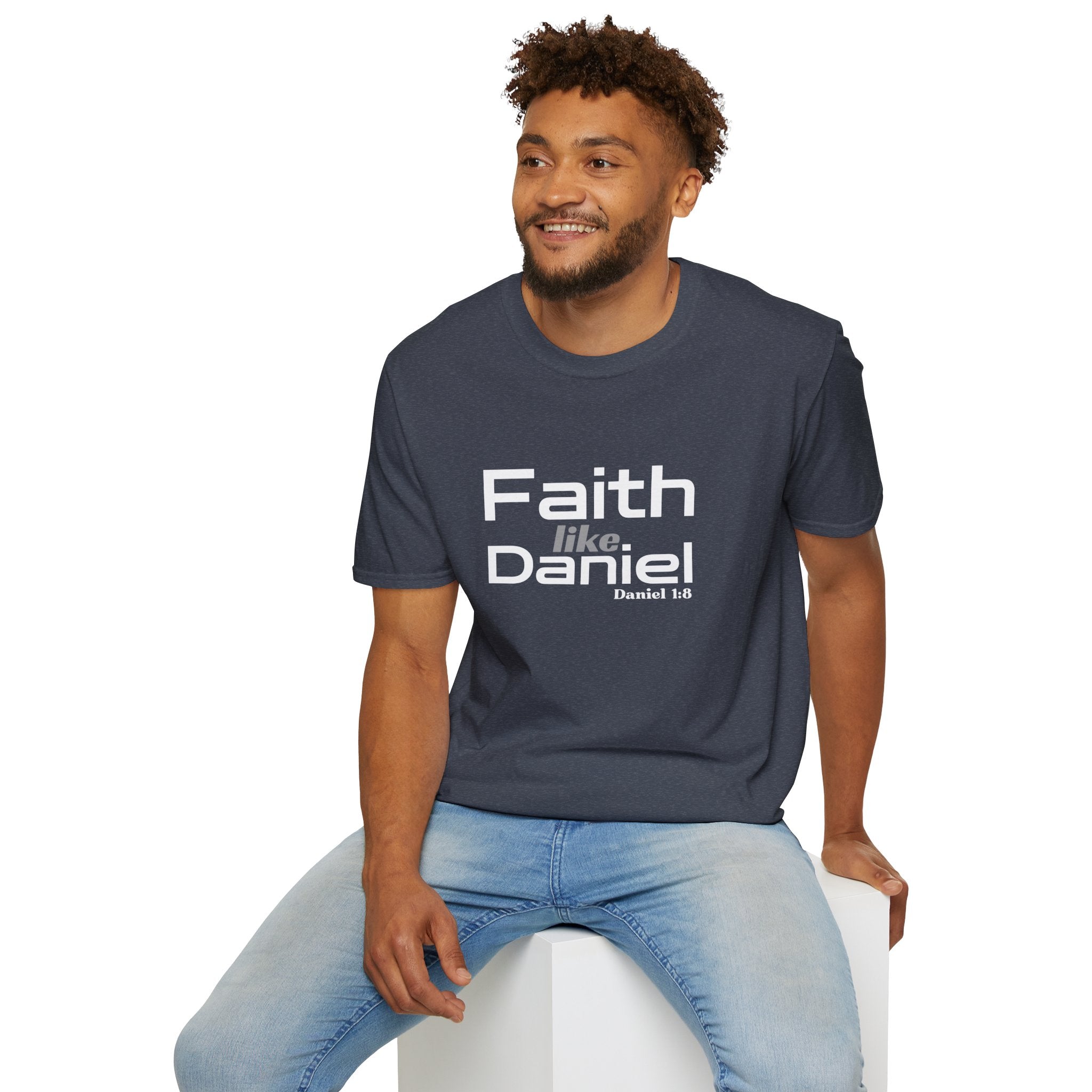 Faith Like Daniel T-Shirt – Christian Scripture Tee (Daniel 1:8)