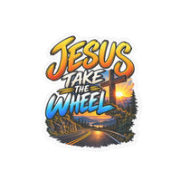 Jesus Take the Wheel – Mountain Road Christian Vinyl Sticker
