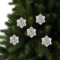 Ceramic Ornament — "Be The Light" Nativity Christmas Tree Decoration