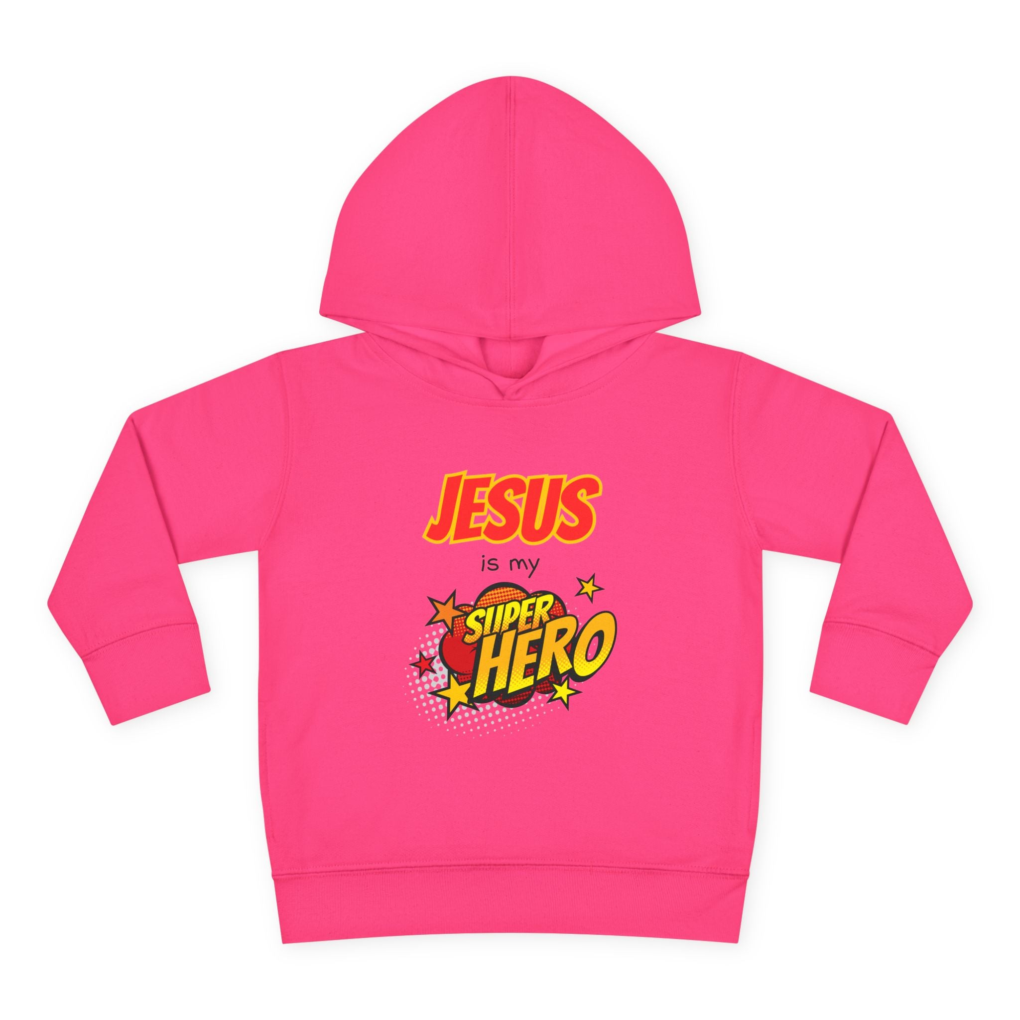 Jesus Is My Superhero Toddler Hoodie – Christian Kids Pullover