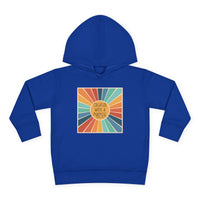 Toddler Hoodie — "Created With A Purpose" Retro Sunburst Pullover