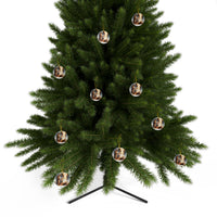 Ceramic Ornament — "Joseph Mary and Jesus" Nativity Christmas Tree Decoration