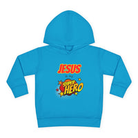 Jesus Is My Superhero Toddler Hoodie – Christian Kids Pullover