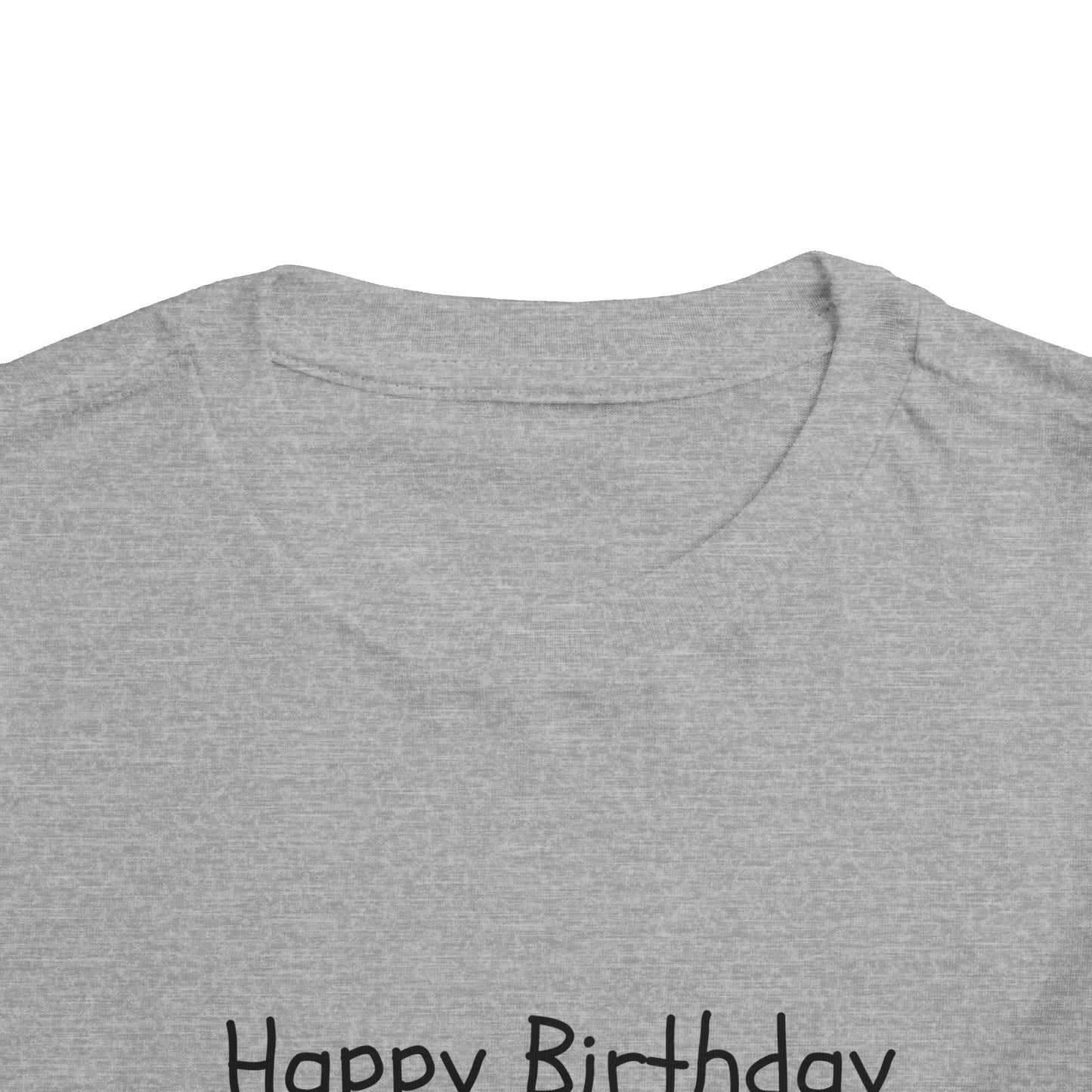 Happy Birthday Jesus Christian Christmas Shirt for Toddlers Short Sleeve Tee Christian Toddler Christmas Shirt